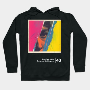 Being & Nothingness - Minimal Style Graphic Artwork Hoodie